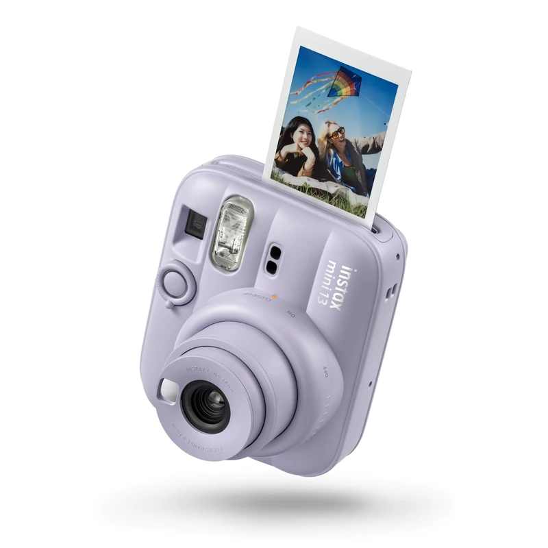 instax mini 13 instant camera with built-in Automatic flash, built-in selfie mirror, close up macro mode and self timer, Dreamy Purple
