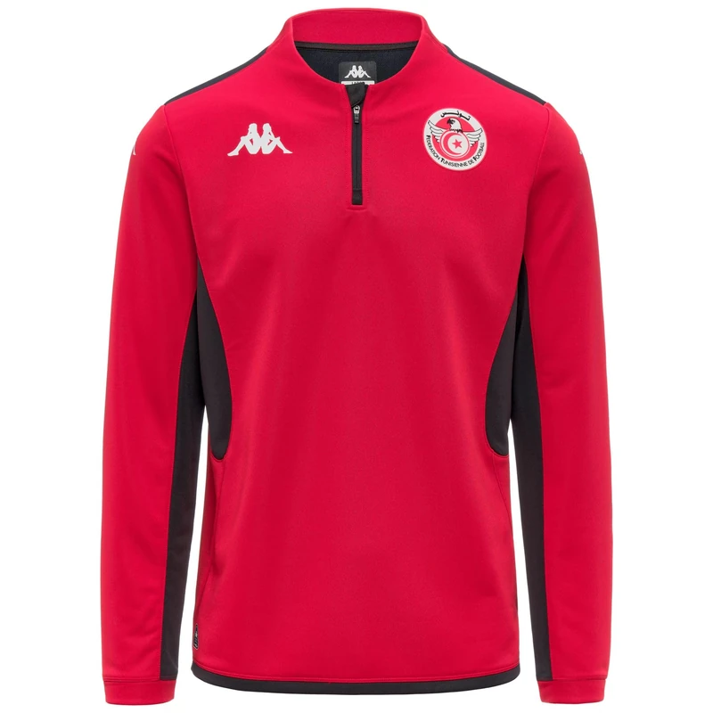 Kappa Muzira Pro 2 Tunisia Men's Training Sweatshirt | 100% Recycled Polyester Hydro-Way | Slim FIT | Kappa GARA 2026/27 Collection