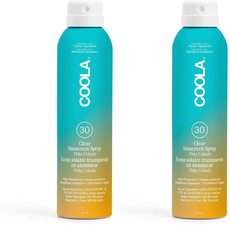 Coola - Classic Body Spray Piña Colada SPF 30-177 ml Blue (Bright Blue) (Pack of 2)