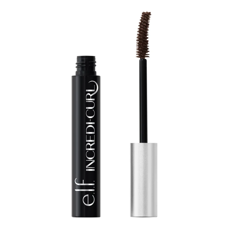 e.l.f. Incredi-Curl Mascara, Volumising Mascara For A Bold, Lasting, Lifted Curl, Smudge-Resistant Formula, Vegan & Cruelty-Free, Dark Brown (Pack of 6) - Image 1