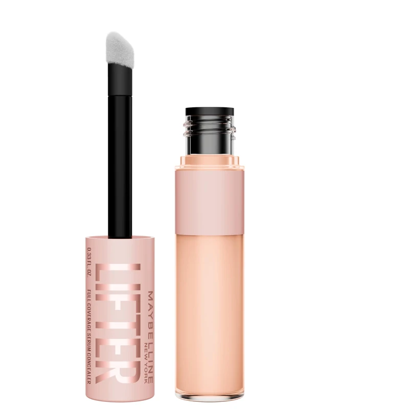 Maybelline New York Concealer, Lifter Concealer, Full Coverage, Hydrate and Brighten Under-eyes, All Day Wear, Enriched with 2% Peptides and Caffeine, Shade: 05 (Pack of 6)