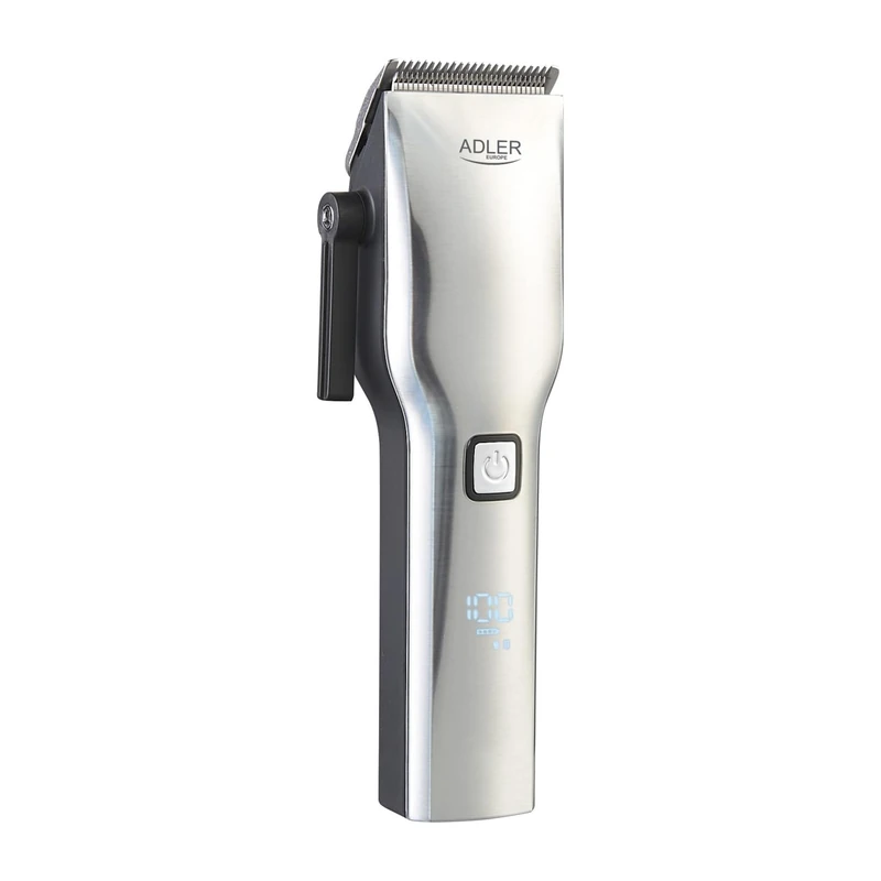Adler Europe AD 2850 Hair Clipper, Wireless Hair Trimmer with USB-C, 2 Speed Levels, LED Display, 8 Attachment Combs (3/6/9/12/16/22/25 mm) - Image 1
