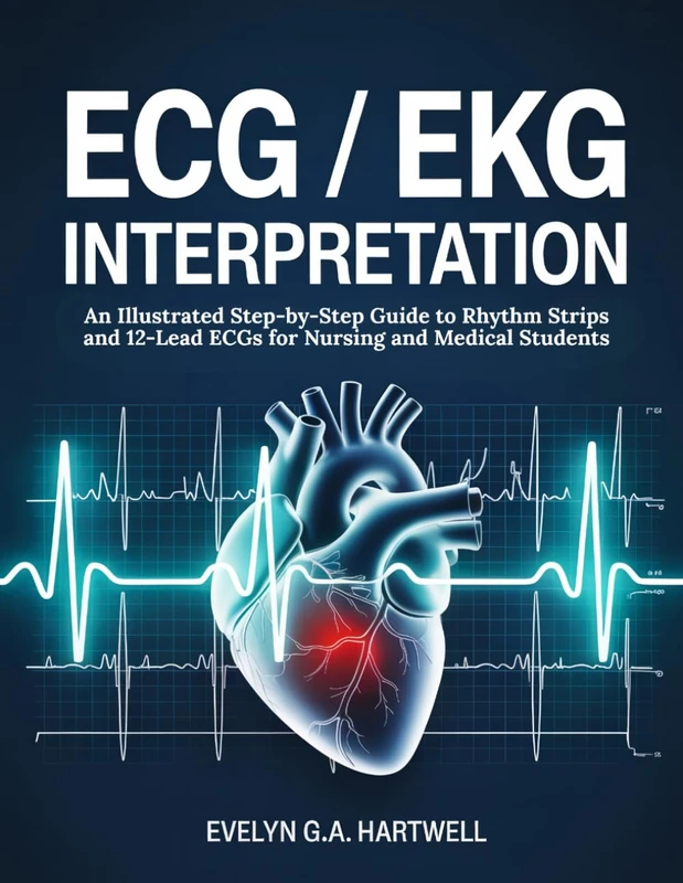 ECG / EKG INTERPRETATION: An Illustrated Step-by-Step Guide to Rhythm Strips and 12-Lead ECGs for Nursing and Medical Students