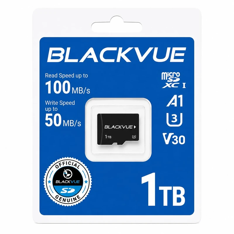 BlackVue Official 1TB microSD Memory Card for Dash Cams – UHS-I U3 High Speed High Endurance Card for BlackVue Dashcams