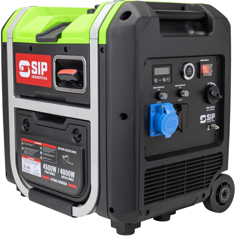 SIP MEDUSA ISG4500 Petrol Digital Inverter Generator 4.5kW Low Noise 62dB