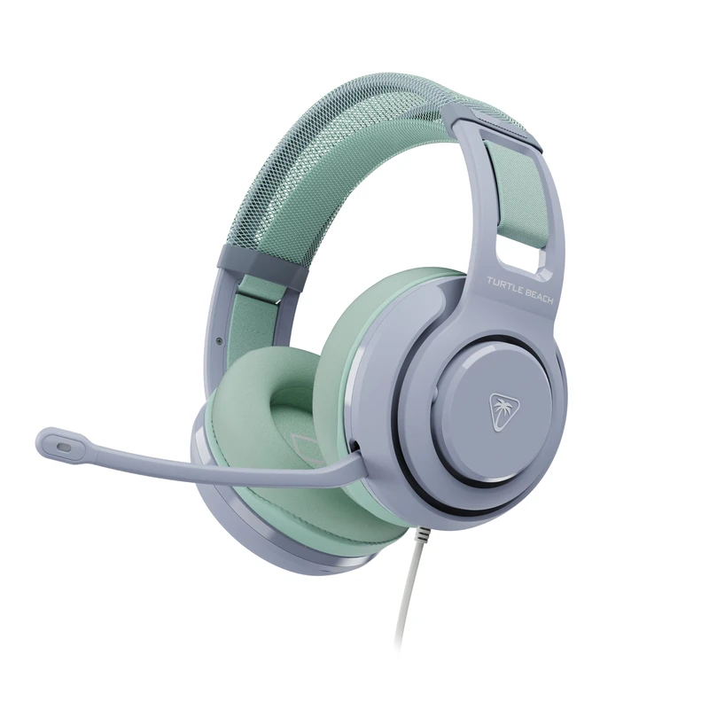 Turtle Beach Atlas 200 Multiplatform Seafoam Breeze Gaming Headset for Gaming Consoles, PC and Mobile with 3.5mm Connection