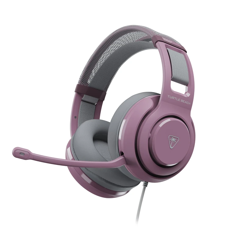 Turtle Beach Atlas 200 Multiplatform Lilac Mist Gaming Headset for Gaming Consoles, PC and Mobile with 3.5mm Connection