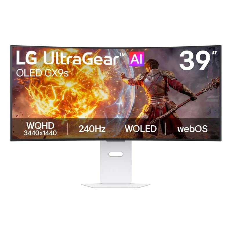 LG UltraGear GX9s 39GX90SB Smart Gaming Monitor | 39" UWQHD WOLED, White