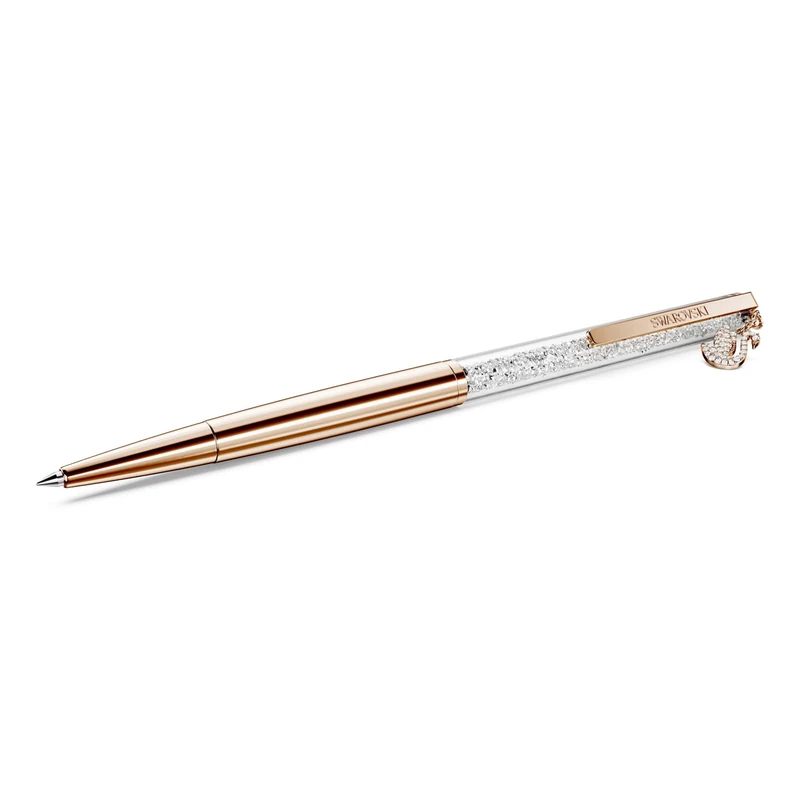 Swarovski Crystalline ballpoint pen, Swan, Rose gold-tone plated