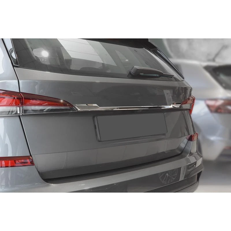 Avisa Chrome Stainless Steel Tailgate Trim compatible with Skoda Kamiq (NW4) 2019-2024 & Facelift 2024-