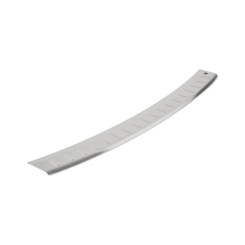 MAX6 Brushed stainless steel rear bumper protector compatible with Volkswagen Touran I (1T) 2010-2015 - Image 1