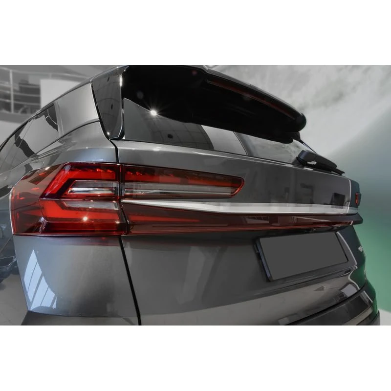Avisa Brushed Stainless Steel Tailgate Trim compatible with Skoda Kodiaq II (PS7) 2024-