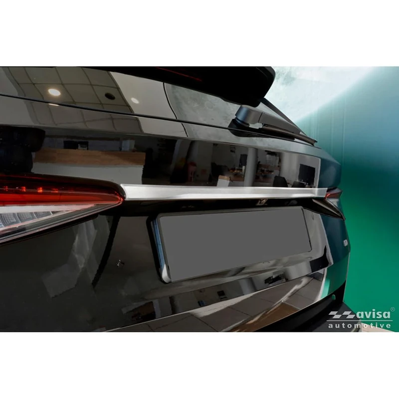 Avisa Brushed Stainless Steel Tailgate Trim compatible with Skoda Elroq 2025-