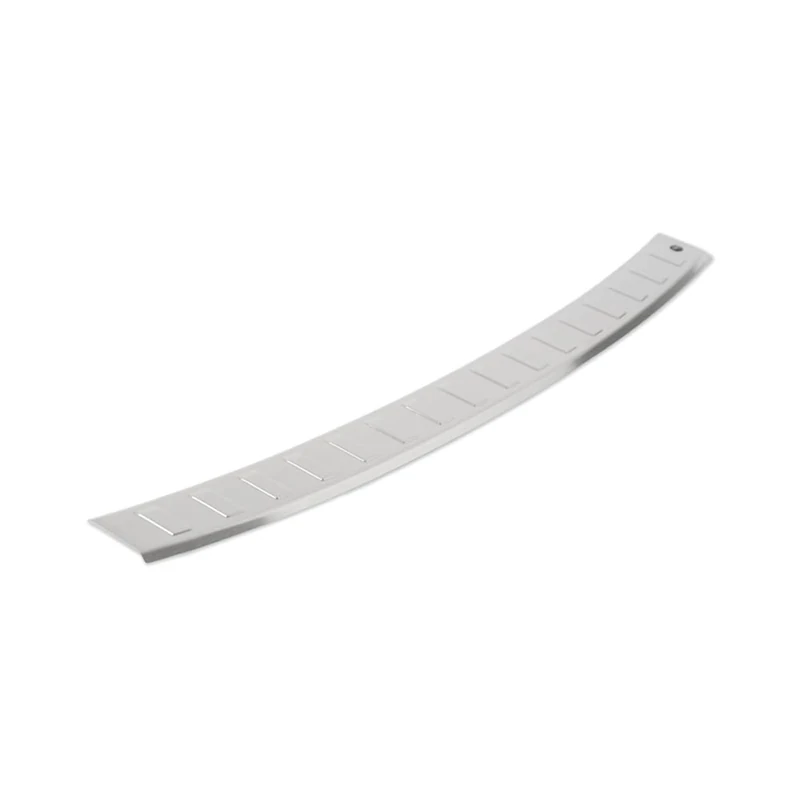 MAX6 Brushed stainless steel rear bumper protector compatible with Audi A4 (B9) Avant S-Line 2015-2021