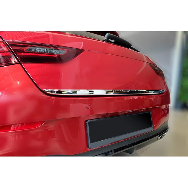 Avisa Chrome Stainless Steel Tailgate Trim compatible with Mercedes CLA Shooting Brake (X118) 2019-