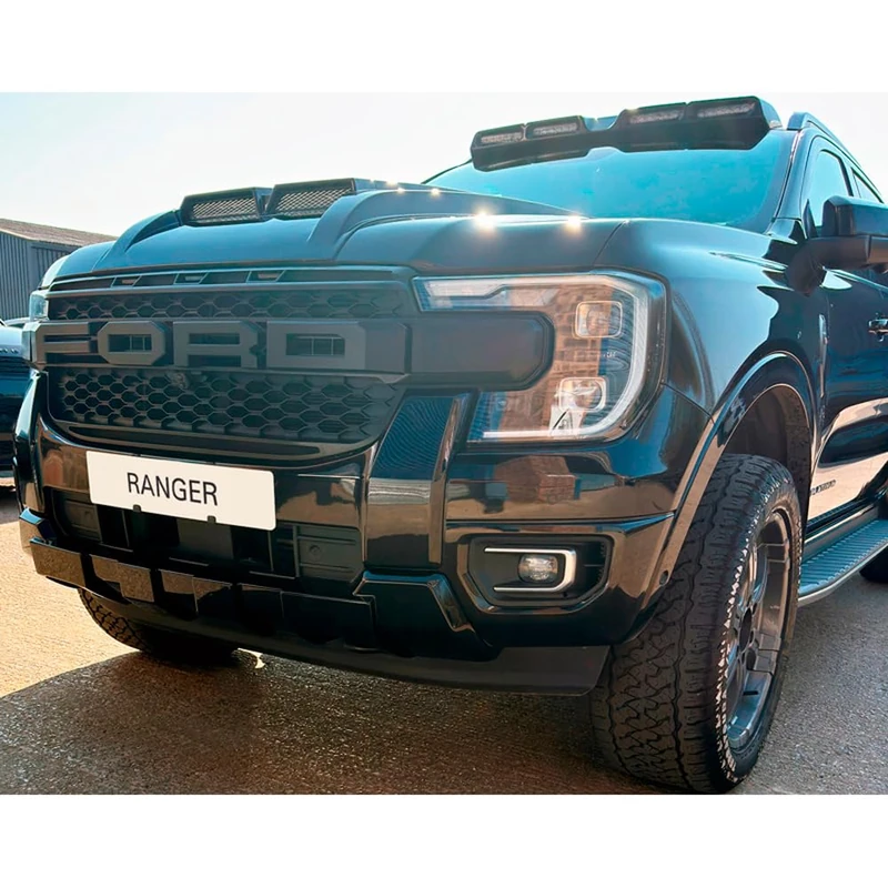 RGM 'Skid-Plate' compatible with Ford Ranger Platinum/Tremor/XL/XL 2024- (Gloss Black ABS) - Image 1