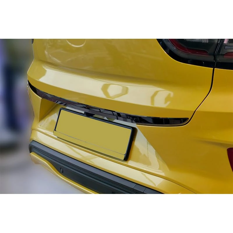Avisa Black Chrome Stainless Steel Tailgate Trim compatible with Ford Puma 2019-