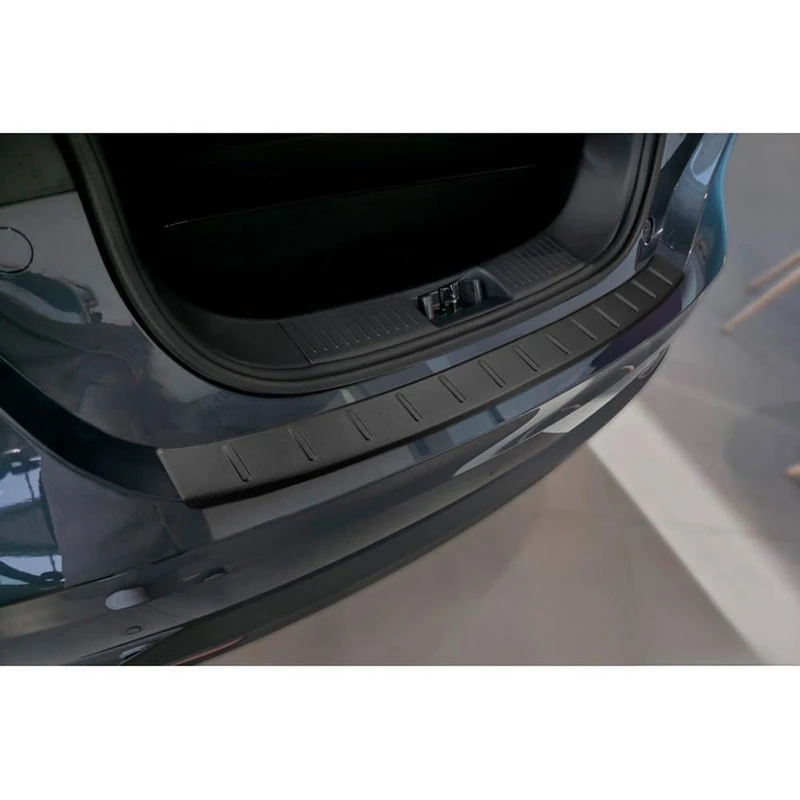 Avisa Stainless Steel Rear Bumper Protector compatible with Leapmotor T03 2024- - Matt Black - Image 1
