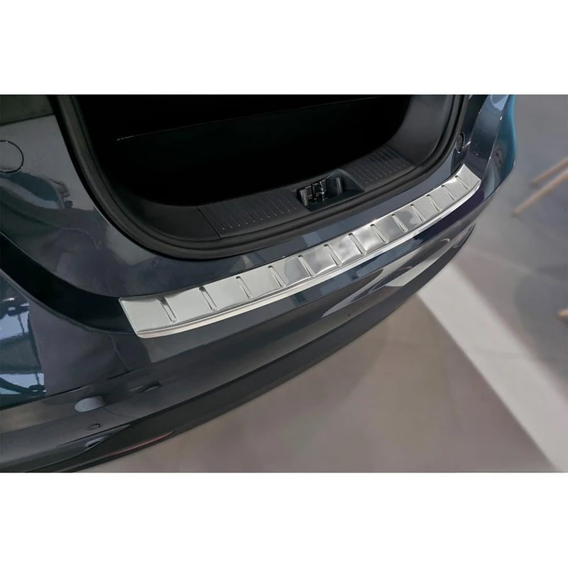 Avisa Stainless Steel Rear Bumper Protector compatible with Leapmotor T03 2024- - Silver