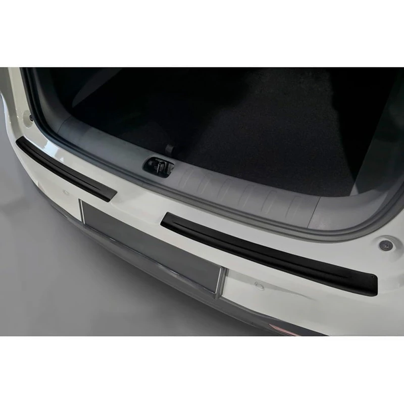 Avisa Stainless Steel Rear Bumper Protector compatible with Leapmotor B10 2025- - Matt Black - 2-pieces