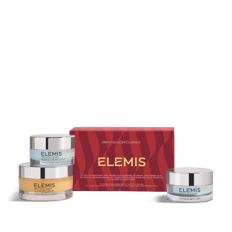 ELEMIS Gift Set for Women, Christmas Pro-Collagen Award Winners, (Worth £118)