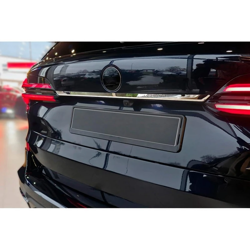 Avisa Chrome Stainless Steel Tailgate Trim compatible with BMW X5 IV (G05) M-Sport 2018-2023 & Facelift 2023- - Image 1