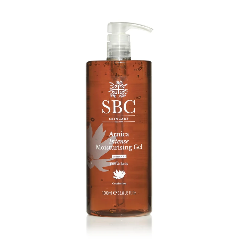 SBC Arnica Intense Moisturising Gel – High Concentration Arnica Montana & Glycerin Formula For Muscular Tension Relief, Cooling Comfort & Post-Activity Recovery, Suitable For All Skin Types, 1000 mL