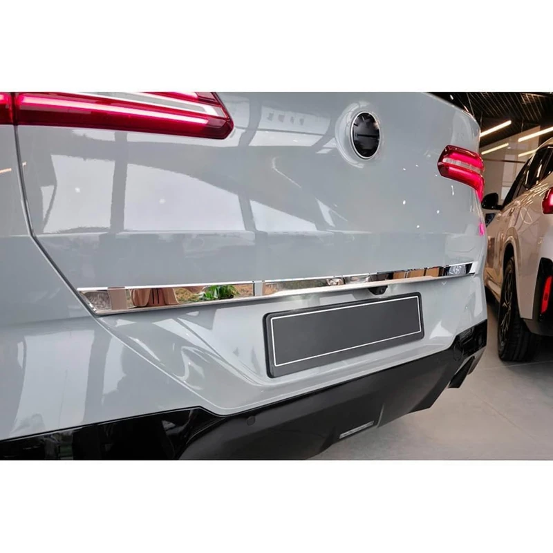 Avisa Chrome Stainless Steel Tailgate Trim compatible with BMW X3 (G45) 2024- excl. M-Sport