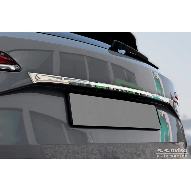 Avisa Chrome Stainless Steel Tailgate Trim compatible with Skoda Karoq (NU7) Facelift 2022- - Image 1