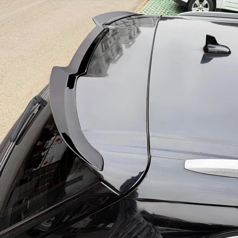 AutoStyle Roof spoiler (Spoiler Cap) compatible with Audi Q7 (4M) 2015-2019 & FL 2019 incl. S-Line (ABS Glossy Black)