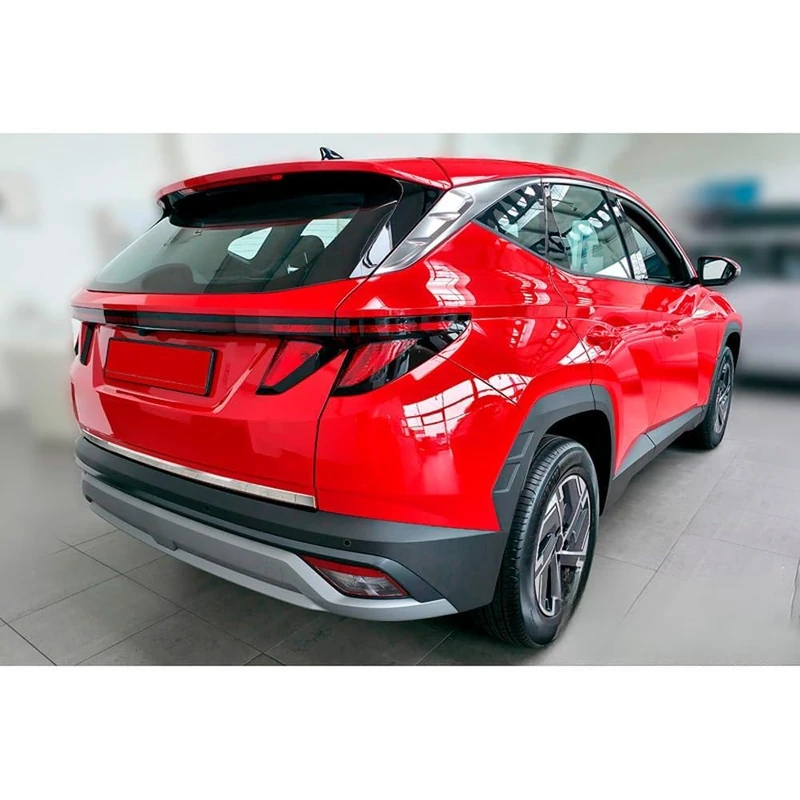 Avisa Chrome Stainless Steel Tailgate Trim compatible with Hyundai Tucson IV 2020-2024 & Facelift 2024-