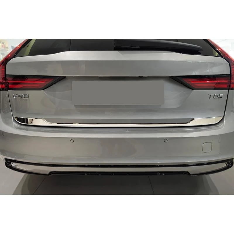 Avisa Chrome Stainless Steel Tailgate Trim compatible with Volvo V90 II 2016-