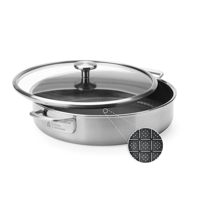 BK -Peter SS Ind Coated Durabond CVD Skill 30 cm / 4.75 L w/ 2SH (CC010907-001) - Image 1