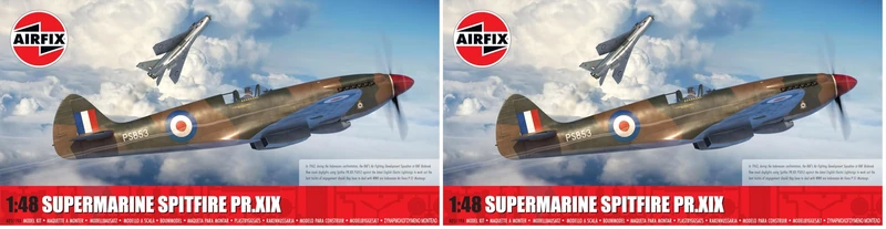 Airfix A05119A Supermarine Spitfire PR.XIX (Pack of 2)