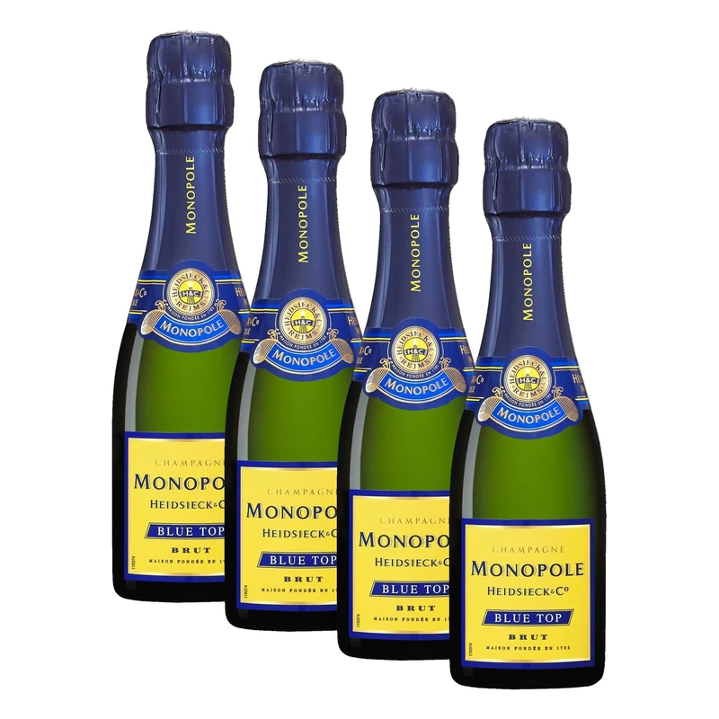 Heidsieck Monopole Blue Top Champagne 20cl (Pack of 4)