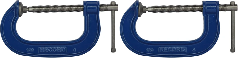 Record REC1204 Irwin 120 General Purpose Clamp 4in (Pack of 2) - Image 1