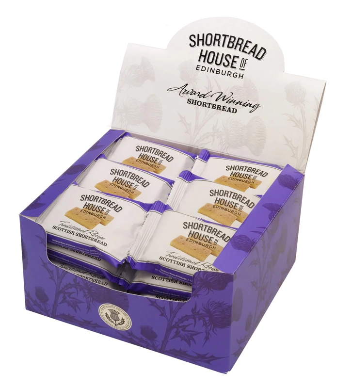 Shortbread House of Edinburgh 36x42g Shortbread Finger Packs Point of Sale Box - Image 1