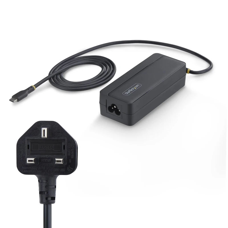 StarTech 140W USB-C Laptop Charger with 4ft (1.2m) Tethered USB-C Cable, GaN Power Adapter Brick for MacBook M3/M4/M5 Pro/Max, Dell Pro/Plus/Premium, HP Spectre x360