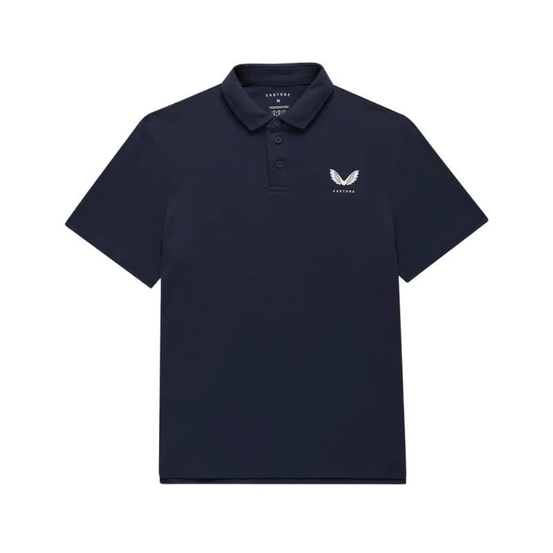 Castore Golf Men's Essential SS Polo, Midnight Navy, XS