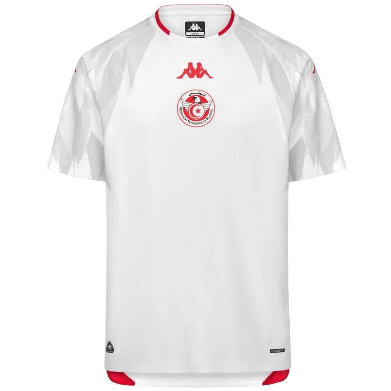 Kombat Home Tunisia Jersey White Man, White/red, M - Image 1