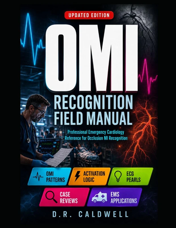 THE EMERGENCY DEPARTMENT OCCLUSION MI (OMI) RECOGNITION FIELD MANUAL: BEYOND STEMI: AN ED CLINICIAN’S PROTOCOL REFERENCE FOR CATCHING SUBTLE ACUTE CORONARY OCCLUSION — STEMI-EQUIVALENT PATTERNS - Image 1