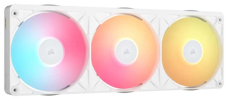 Corsair iCUE LINK RX360 II RGB 360mm Low-Noise Unified Triple Fans – White