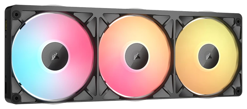 Corsair iCUE LINK RX360 II RGB 360mm Low-Noise Unified Triple Fans – Black