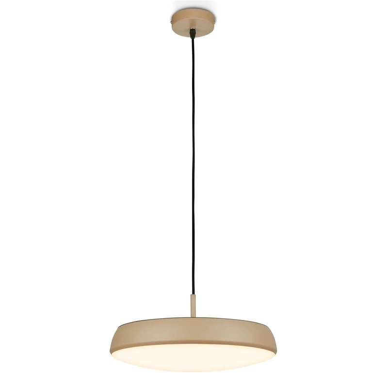 BRILONER - LED Pendant Light with Warm White Light, 14.5 W 1800 lm, Dining Room Lights, Light Pendant for Dining Table, Bedroom Lamp, Hanging Lamp, 35 x 120 cm, Anthracite Macchiato