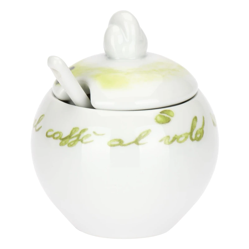 Thun - Sugar Bowl with Spoon, Caffè al Volo10.25 x 9.60H 370 cc - Image 1