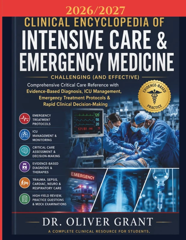 Clinical Encyclopedia of Intensive Care & Emergency Medicine 2026–2027: Comprehensive Critical Care Reference with Evidence-Based Diagnosis, ICU ... Protocols & Rapid Clinical Decision-Making - Image 1