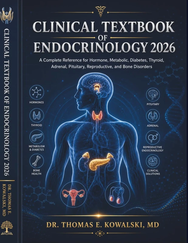 CLINICAL TEXTBOOK OF ENDOCRINOLOGY 2026: A Complete Reference for Hormone, Metabolic, Diabetes, Thyroid, Adrenal, Pituitary, Reproductive, and Bone Disorders - Image 1