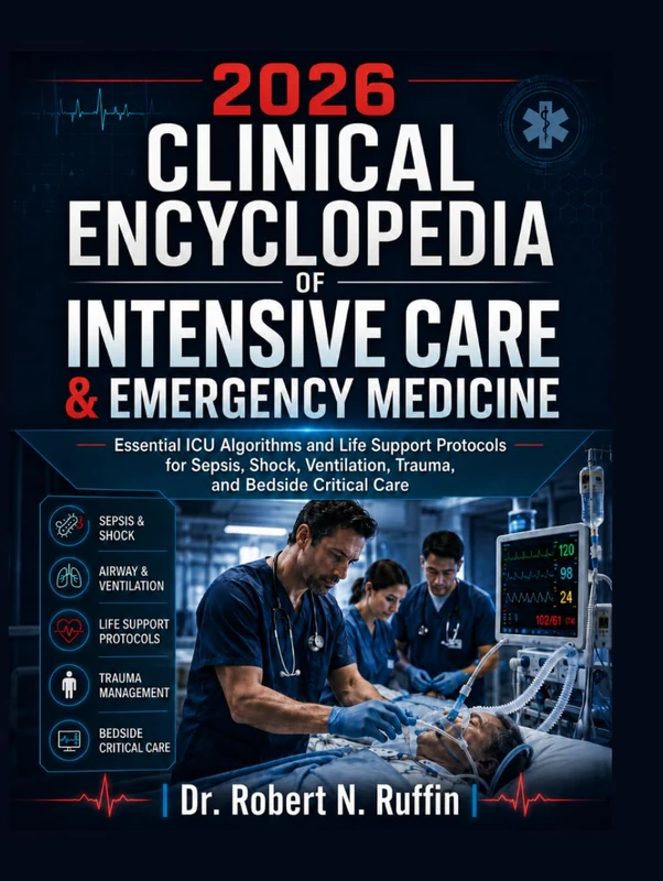 2026 Clinical Encyclopedia of Intensive Care & Emergency Medicine: Essential ICU Algorithms and Life Support Protocols for Sepsis, Shock, Ventilation, Trauma, and Bedside Critical Care