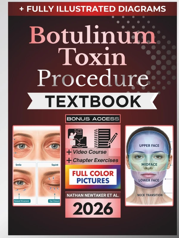 BOTULINUM TOXIN PROCEDURE TEXTBOOK: Fully Illustrated Clinical Guide to Facial Assessment, Aesthetic Decision-Making, Injection Safety, Treatment Planning, and Supervised Cosmetic Dermatology Practice