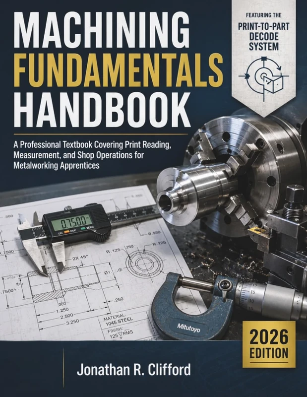 Machining Fundamentals Handbook 2026: A Professional Textbook Covering Print Reading, Measurement, and Shop Operations for Metalworking Apprentices